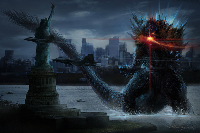 Illustration for article titled Astounding Concept Art of Cities Being Demolished